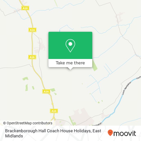 Brackenborough Hall Coach House Holidays map