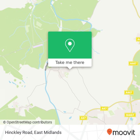 Hinckley Road map