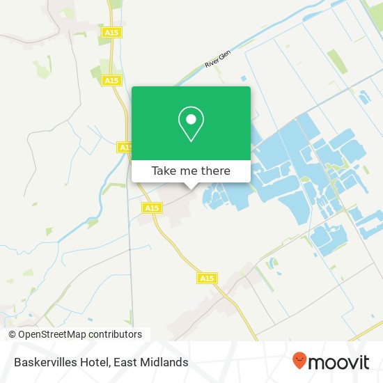 Baskervilles Hotel map