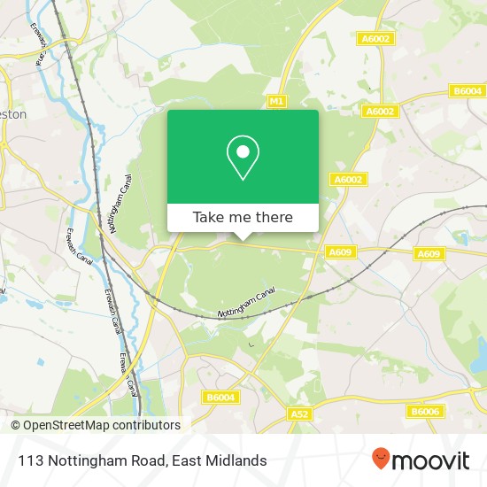 113 Nottingham Road map