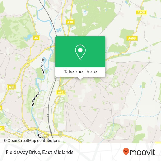 Fieldsway Drive map