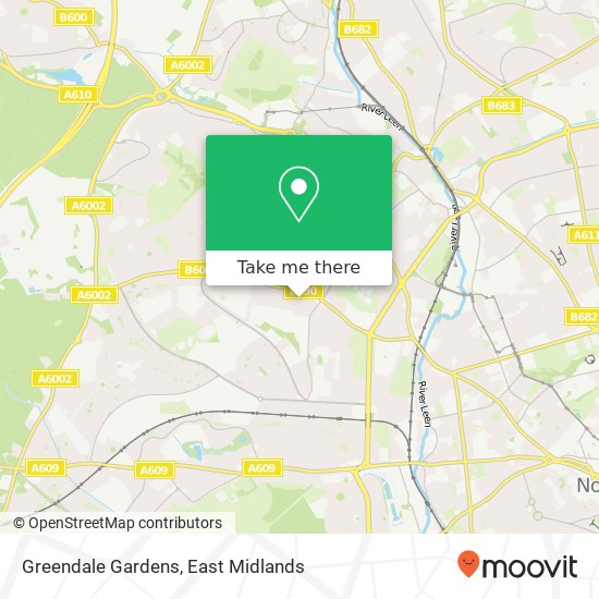 Greendale Gardens map
