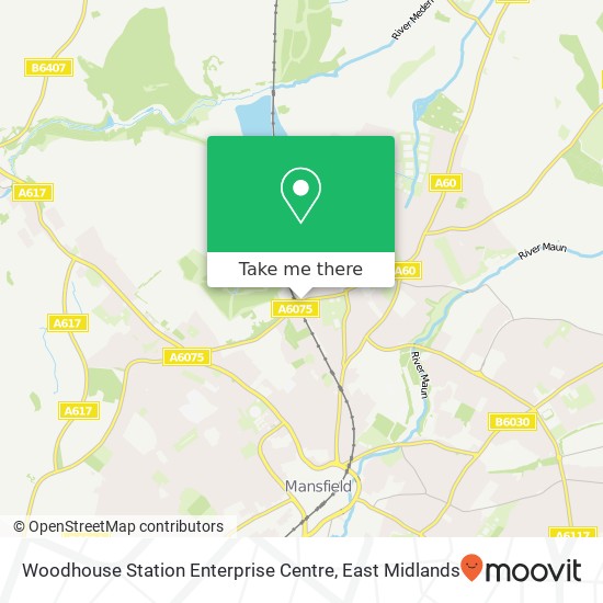 Woodhouse Station Enterprise Centre map