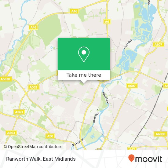 Ranworth Walk map