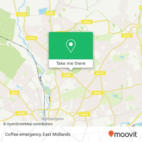 Coffee emergency map