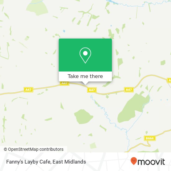 Fanny's Layby Cafe map