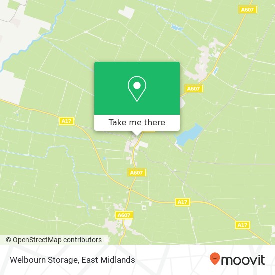 Welbourn Storage map