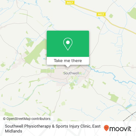 Southwell Physiotherapy & Sports Injury Clinic map