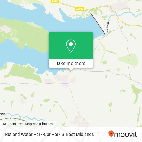 Rutland Water Park-Car Park 3 map