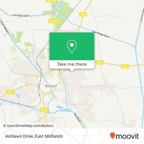 Ashlawn Drive map