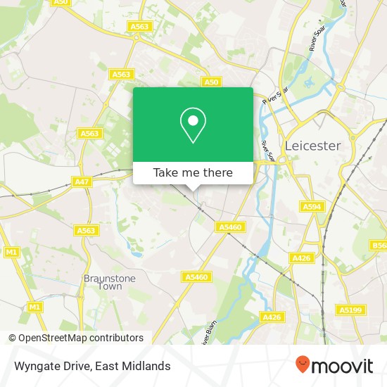 Wyngate Drive map