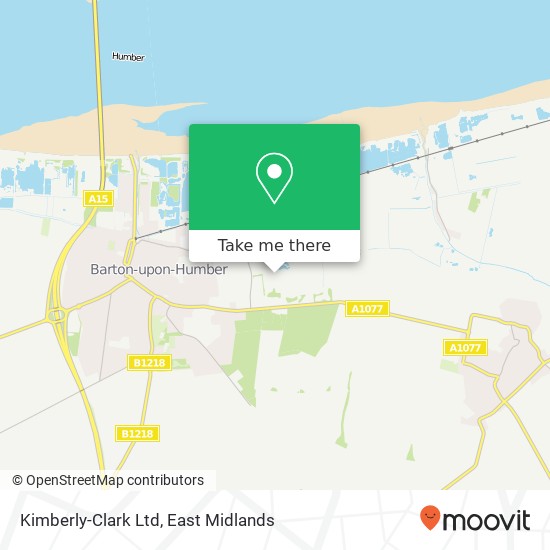 Kimberly-Clark Ltd map