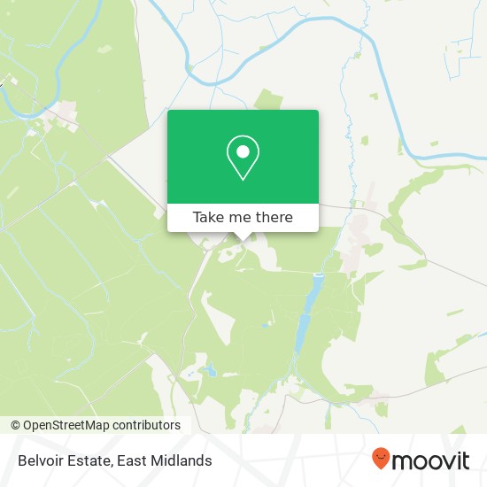 Belvoir Estate map
