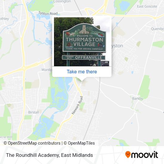 The Roundhill Academy map