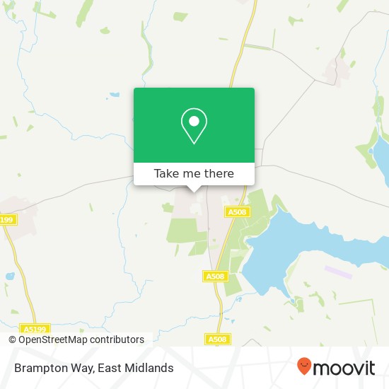 Brampton Way map