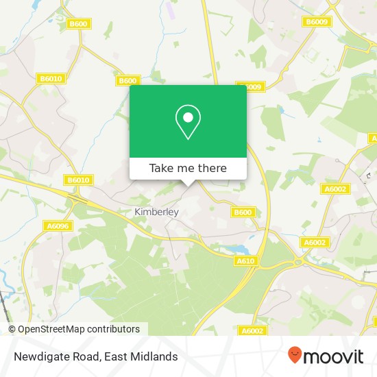 Newdigate Road map