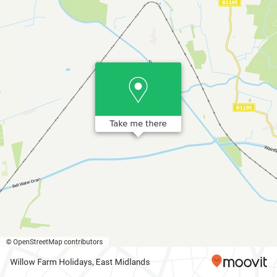 Willow Farm Holidays map