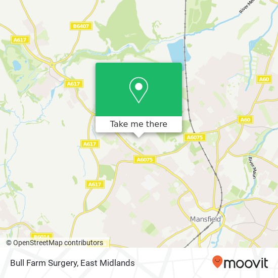 Bull Farm Surgery map