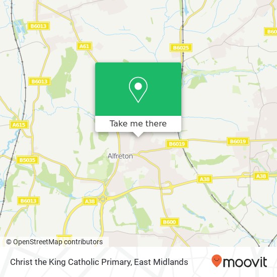Christ the King Catholic Primary map
