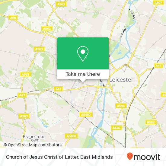Church of Jesus Christ of Latter map