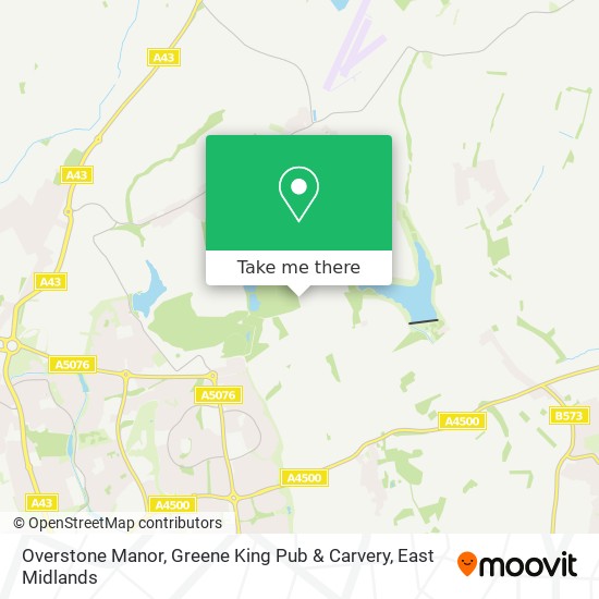 Overstone Manor, Greene King Pub & Carvery map