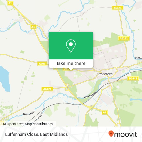 Luffenham Close map