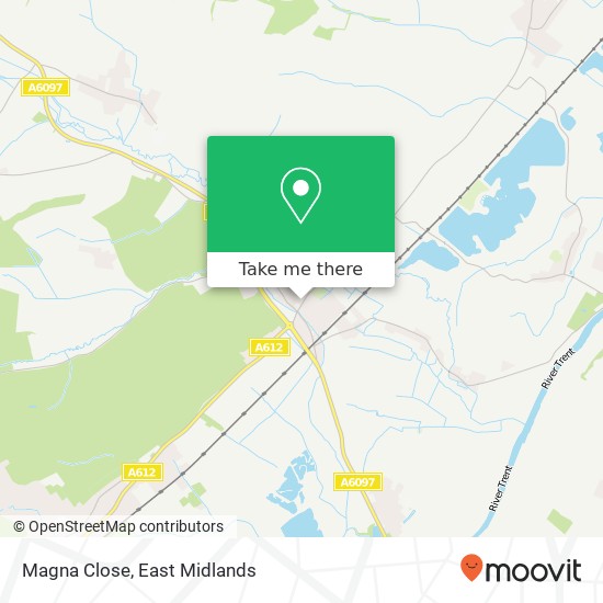 Magna Close map