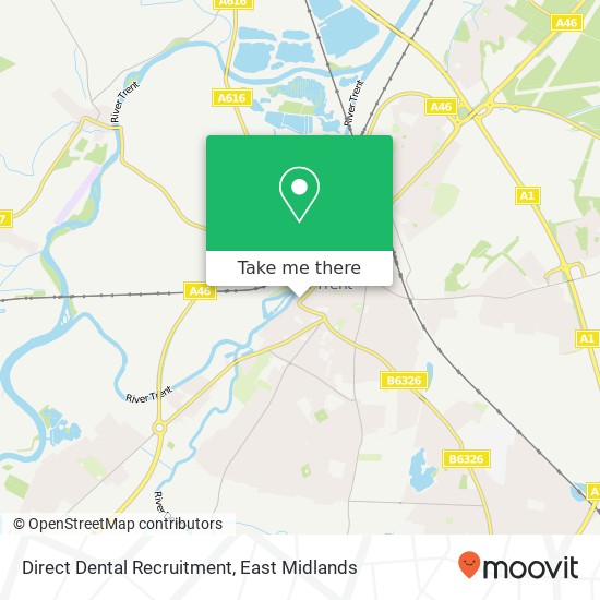 Direct Dental Recruitment map