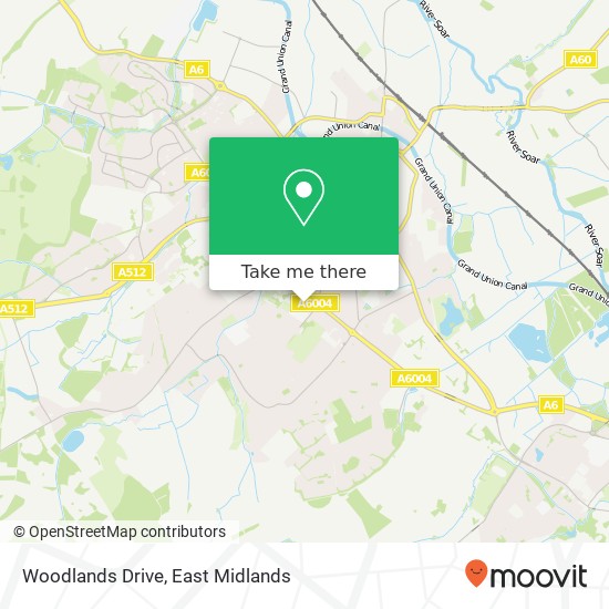 Woodlands Drive map