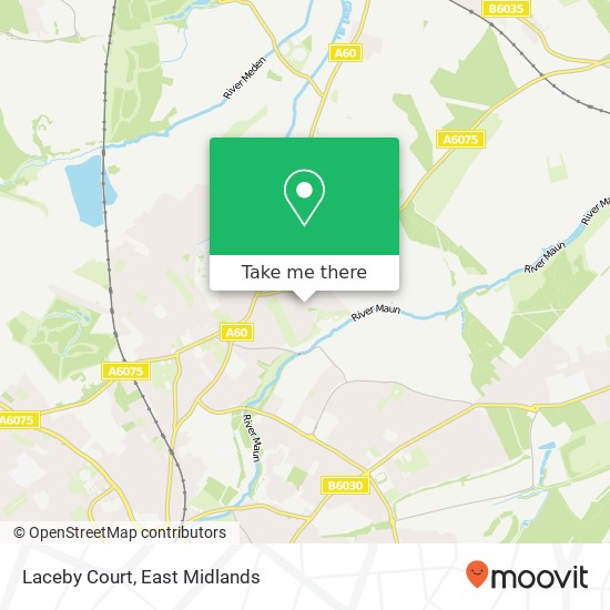 Laceby Court map