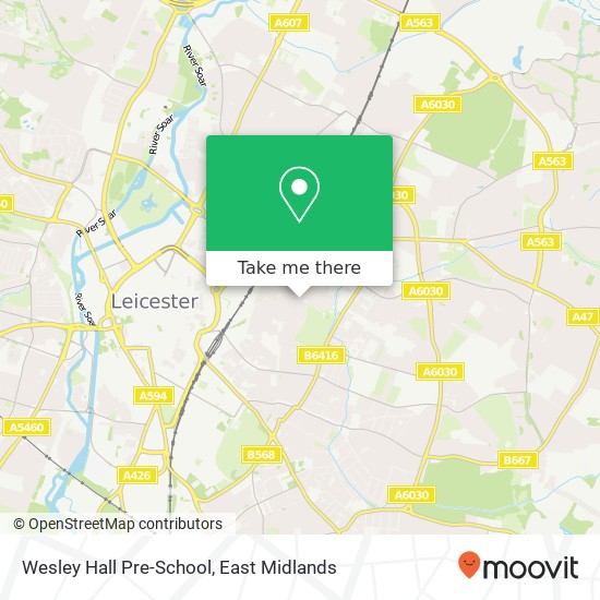 Wesley Hall Pre-School map