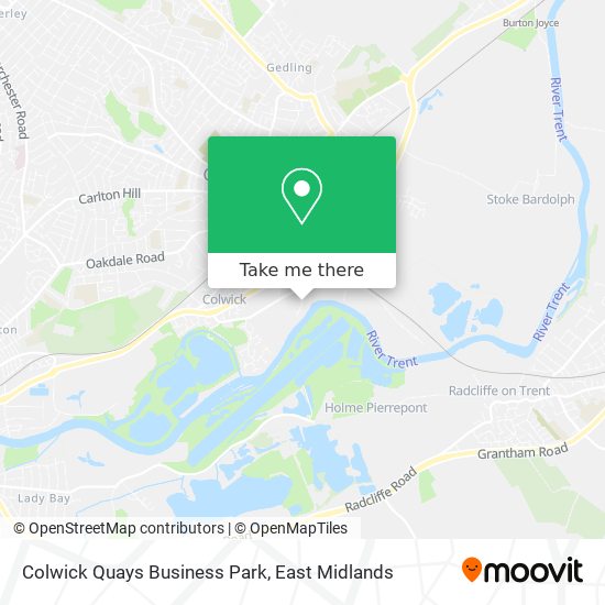 Colwick Quays Business Park map