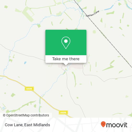 Cow Lane map