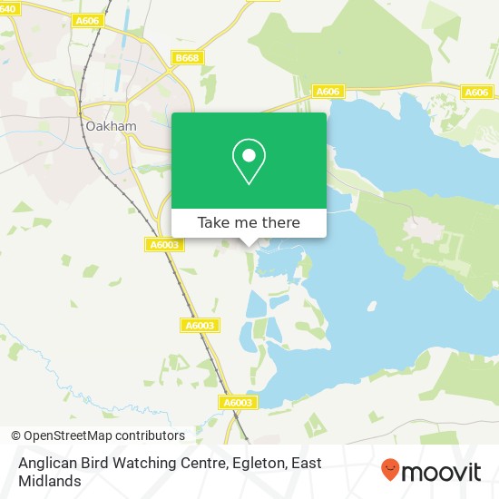Anglican Bird Watching Centre, Egleton map