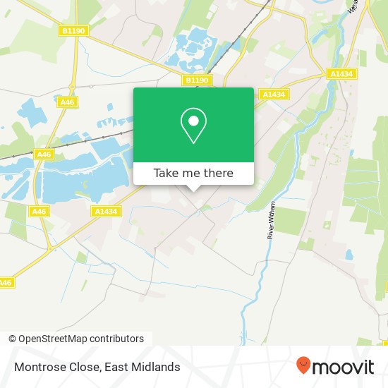 Montrose Close map