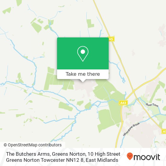 The Butchers Arms, Greens Norton, 10 High Street Greens Norton Towcester NN12 8 map