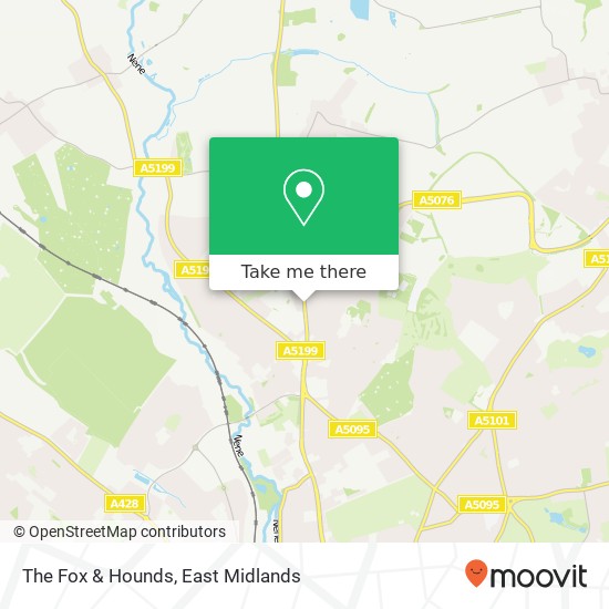 The Fox & Hounds map