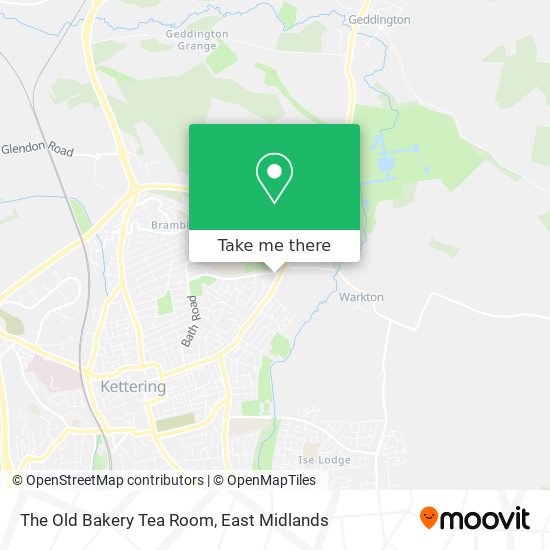 The Old Bakery Tea Room map