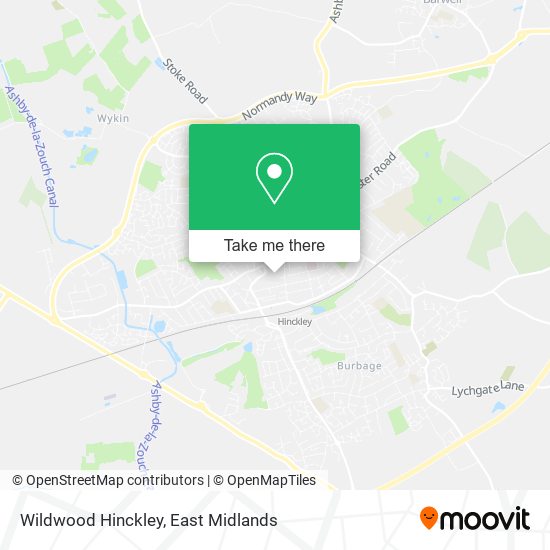 Wildwood Hinckley map