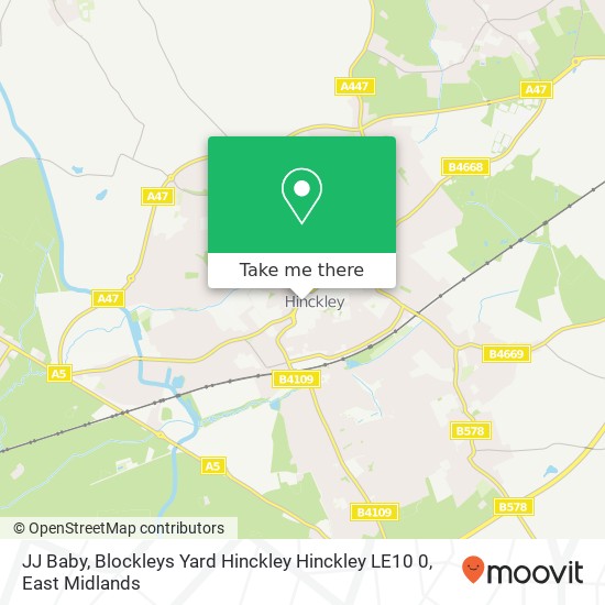 JJ Baby, Blockleys Yard Hinckley Hinckley LE10 0 map
