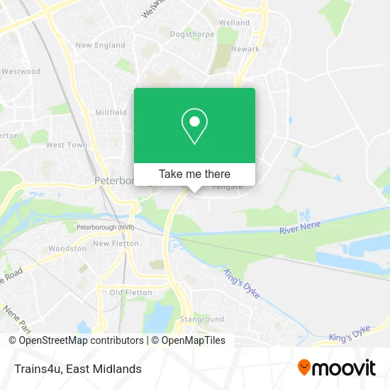 Trains4u map