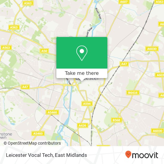 Leicester Vocal Tech, 10A Loseby Lane Leicester Leicester LE1 5 map