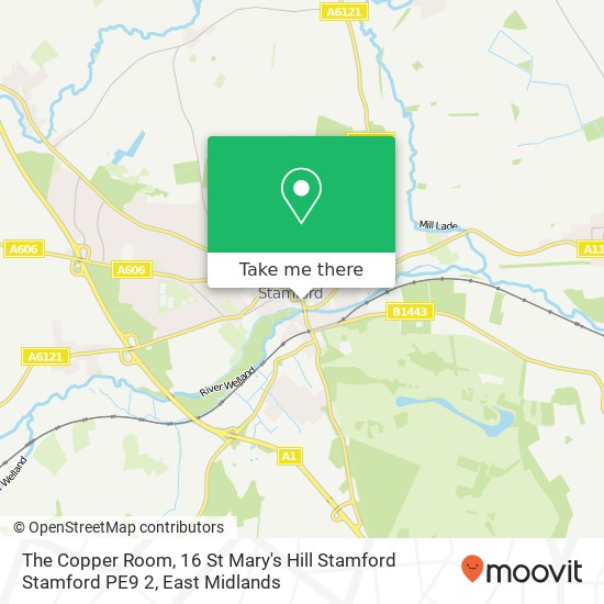 The Copper Room, 16 St Mary's Hill Stamford Stamford PE9 2 map