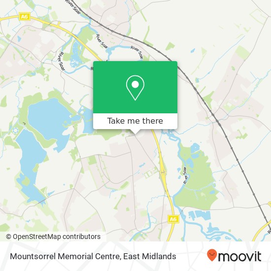 Mountsorrel Memorial Centre map