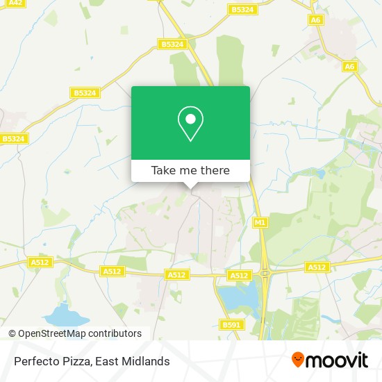 Perfecto Pizza map