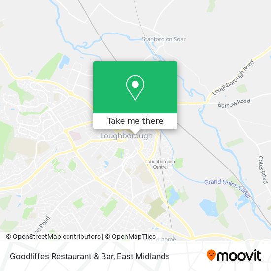 Goodliffes Restaurant & Bar map