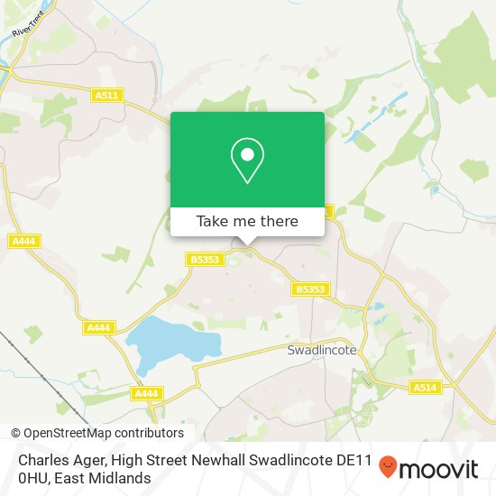 Charles Ager, High Street Newhall Swadlincote DE11 0HU map
