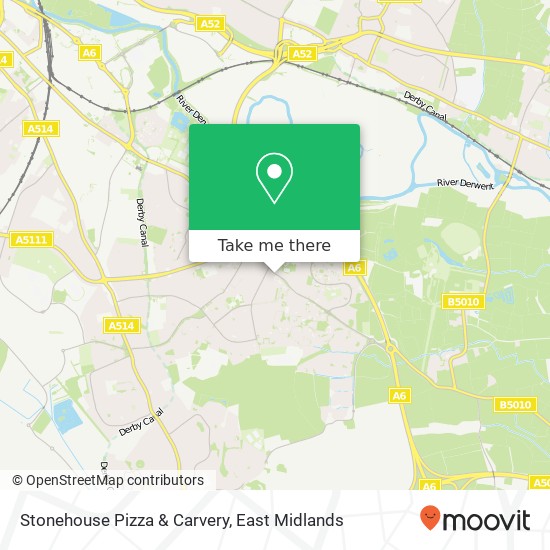 Stonehouse Pizza & Carvery, Shardlow Road Alvaston Derby DE24 0 map