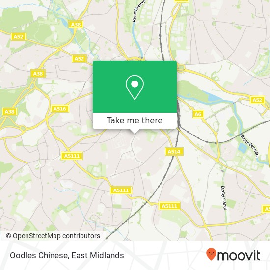 Oodles Chinese, 274 Normanton Road Derby Derby DE23 6WD map