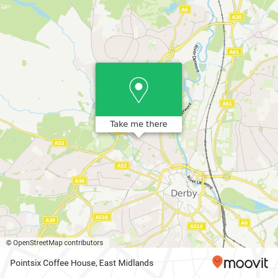 Pointsix Coffee House, 124 Kedleston Road Derby Derby DE22 1FX map